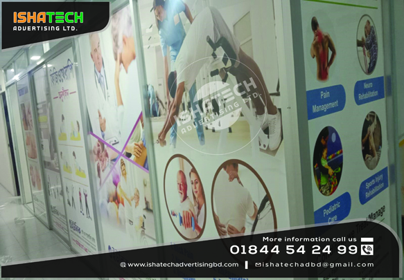 Glass Door Vinyl Sticker Print & Pasting Glass Sti