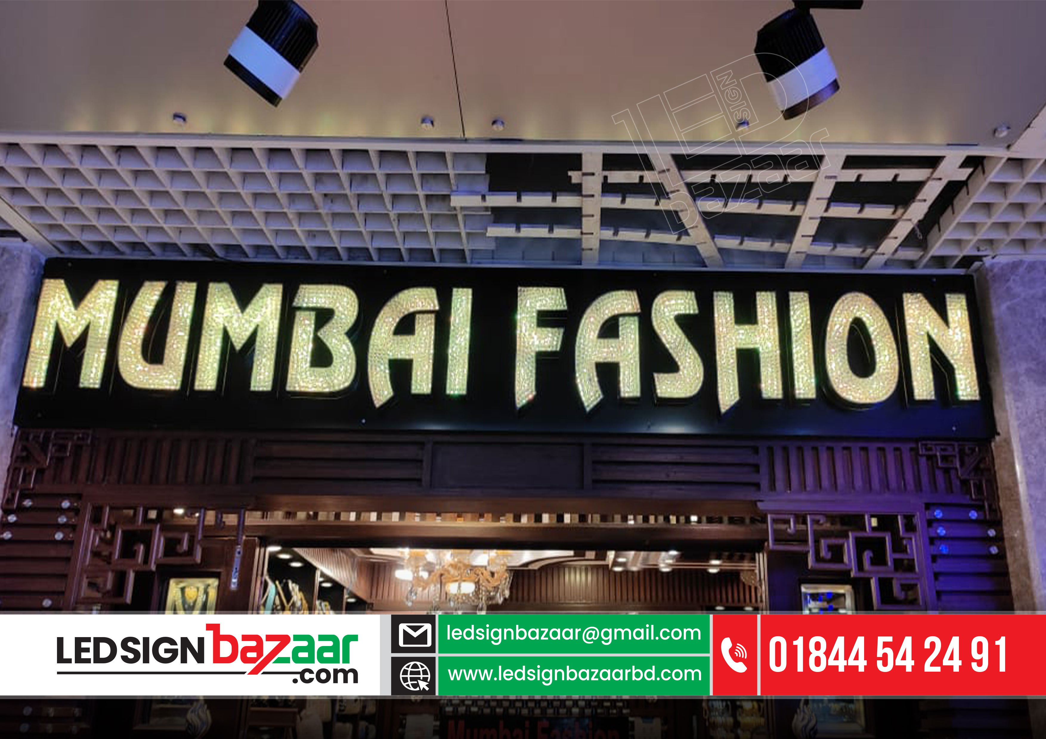 p8,p9,p10 Moving Display Board with Neon Signage