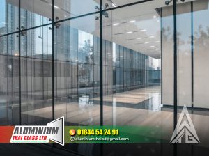 Cutting Wall Glass Spider Glass Partition Euro Mod