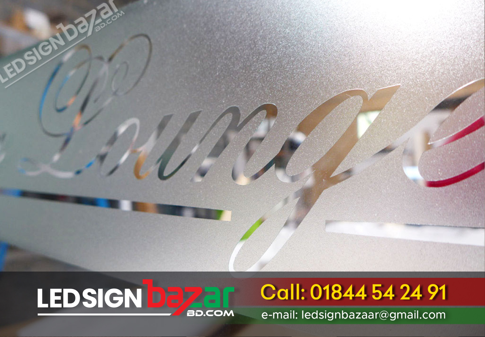 Office Glass Clear Frosted Cutting Sticker