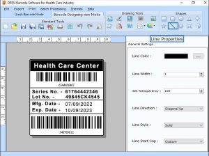 Hospital Barcode Printing Software