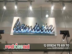 3D SS backlit letter from Red Rose AD