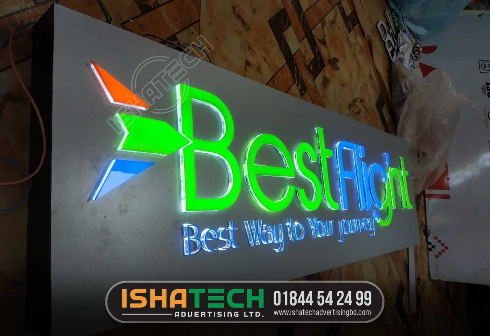 Acrylic Bata Model Signage