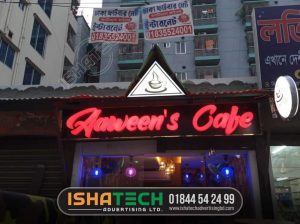 Acrylic letter logo shop signboard