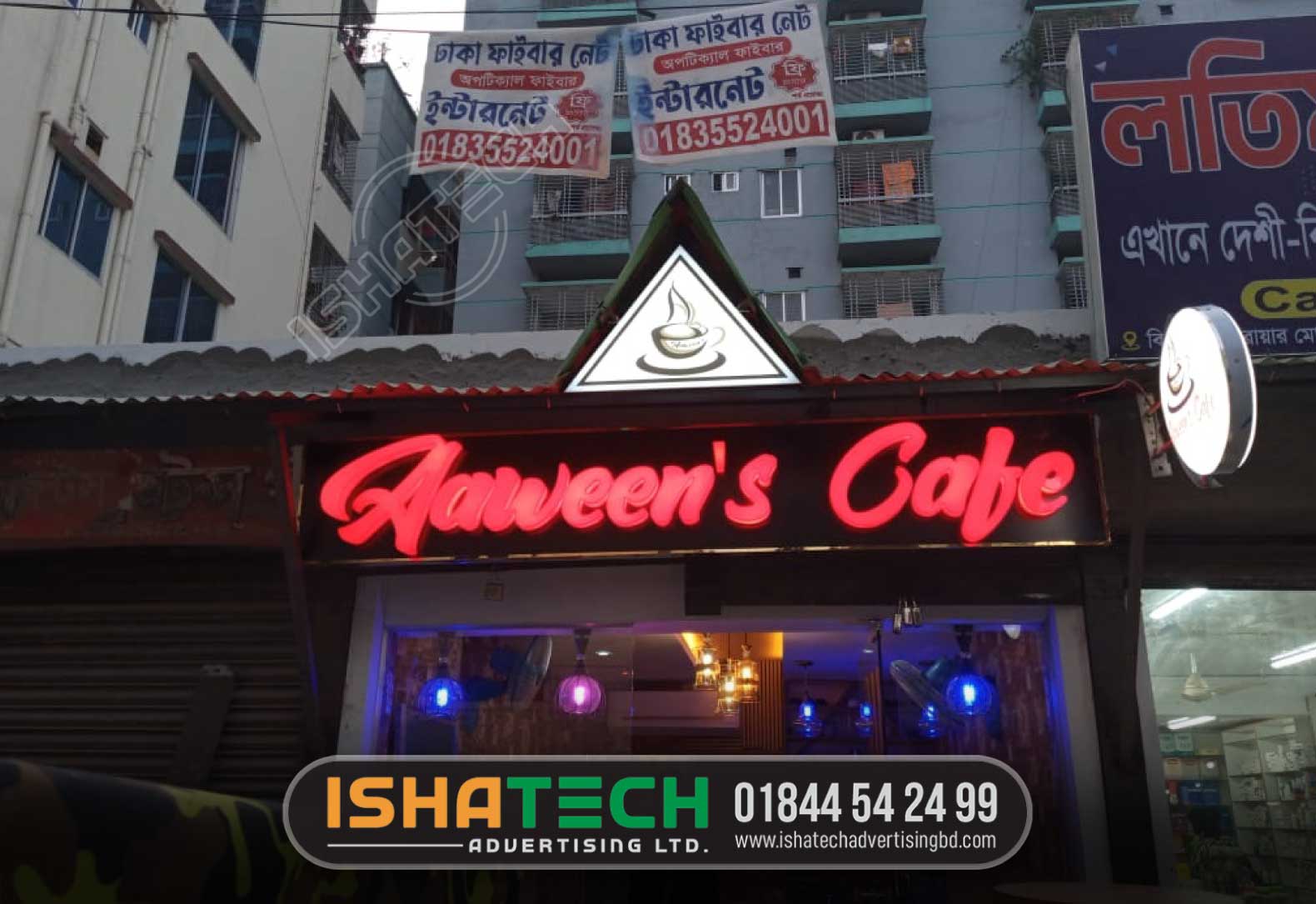Acrylic letter logo shop signboard