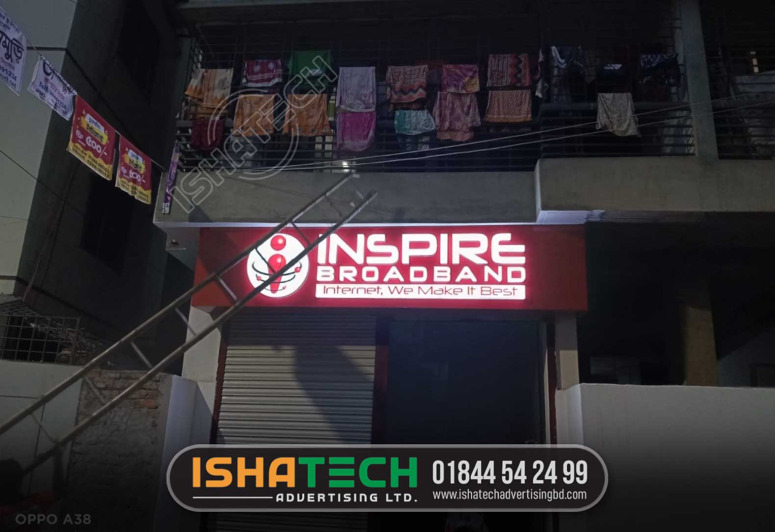 Acrylic Letter ACP Board Branding Inspire Broadban