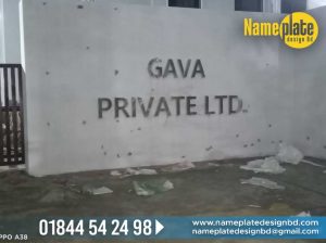 Acrylic letter logo Signage