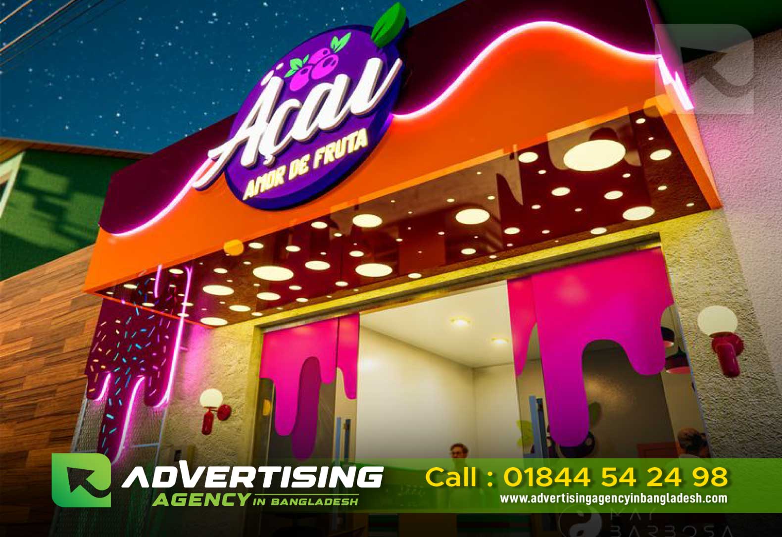 3D Acrylic Letter LED Sign Board